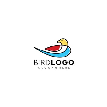 Bird logo design vector icon template