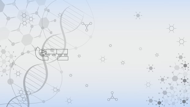 DNA molecules for Hi-tec interface white abstract digital technology ,vector illustration vector