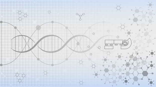 DNA molecules for Hi-tec interface white abstract digital technology ,vector illustration vector