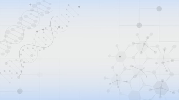 DNA molecules for Hi-tec interface white abstract digital technology ,vector illustration vector