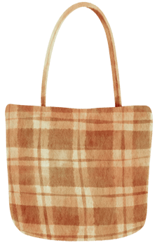 beach bag watercolor illustration for summer decorative element png