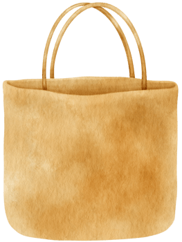 beach bag watercolor illustration for summer decorative element png