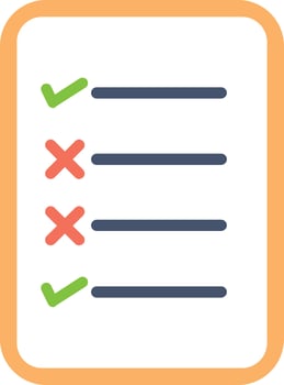 Checklist Vector Flat Icon