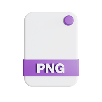 File Formats icon 3d render png