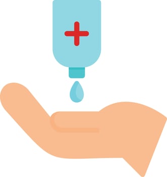 Sanitizer Flat Icon vector