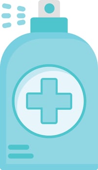 Sanitizer Flat Icon vector