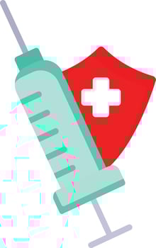 Vaccination Flat Icon vector