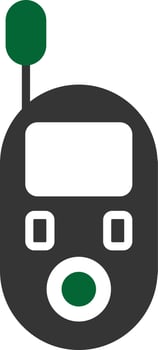 Baby Monitor Glyph Two Color vector
