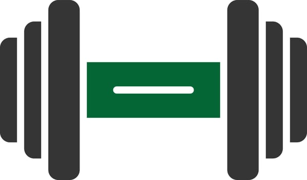 Dumble Glyph Two Color vector
