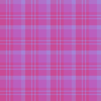Seamless pattern in creative purple and bright pink colors for plaid, fabric, textile, clothes, tablecloth and other things. Vector image.