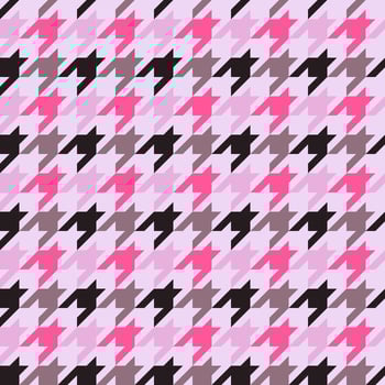 seamless surface pattern design with houndstooth vector