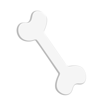 white bone for pet png