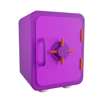 Deposit Box 3D Illustration png