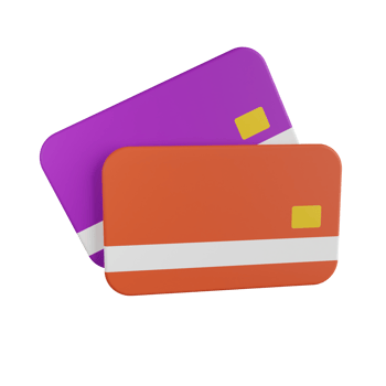 Credit Card 3D Illustration png