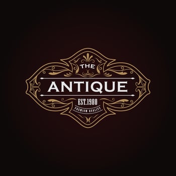 Luxurious vintage logo, Premium vintage logo, sign, signature, symbol, luxury high quality logo. Luxury jewelers shop vector logo design. golden logo. premium logo