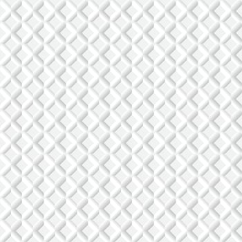 White geometric futuristic metal texture, seamless background vector