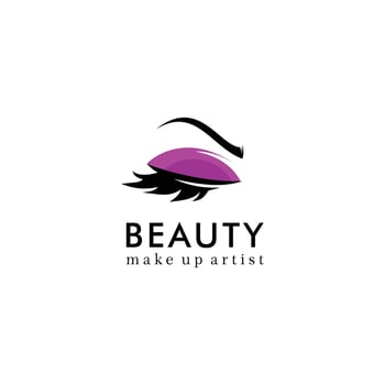 Beauty woman fashion logo vector