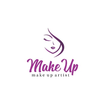 Beauty woman fashion logo vector