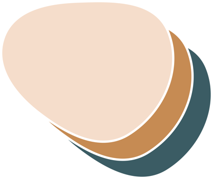 Organic abstract shape delicate colorful png