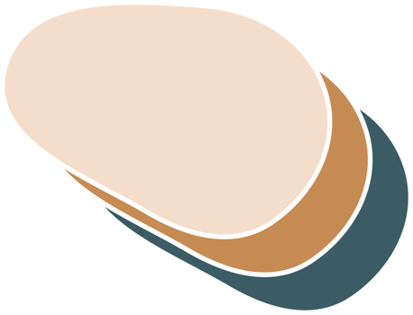 Organic abstract shape delicate colorful png