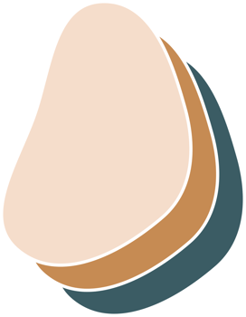 Organic abstract shape delicate colorful png
