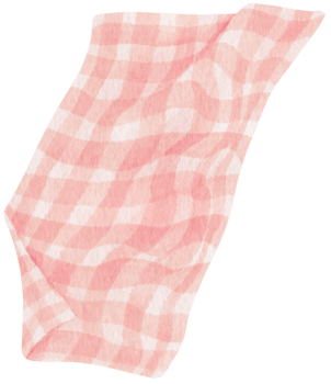 Checkered pattern Beach towel picnic blanket in watercolor png
