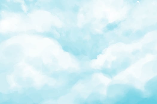 Abstract blue watercolor paint brush background vector