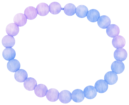 Bracelet watercolor illustration png