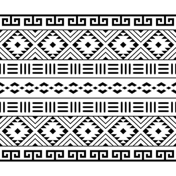 Seamless ethnic and aztec tribal pattern. Background for fabric, wallpaper, card template, wrapping paper, carpet, textile, cover. ethnic style pattern vector