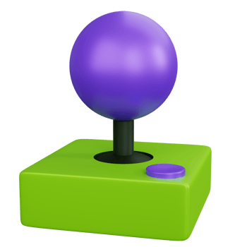 3d rendering joystick game arcade isolated png