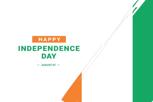 Cote d'Ivoire Independence Day vector
