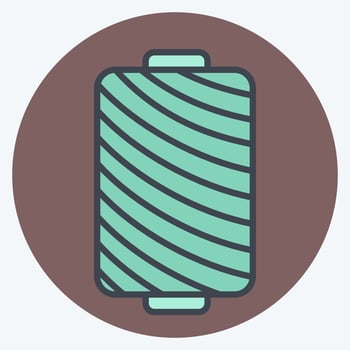 Icon Robbin. suitable for education symbol. color mate style. simple design editable. design template vector. simple illustration vector