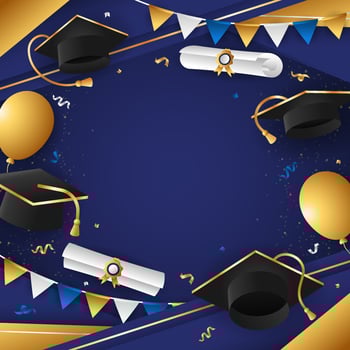 Graduation Background Template vector