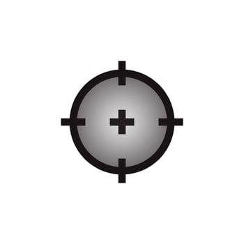 Target Scope Icon EPS 10 vector