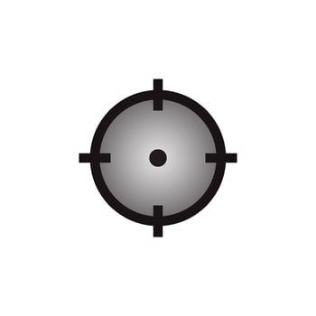 Target Scope Icon EPS 10 vector