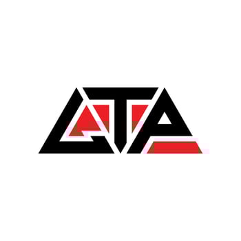 LTP triangle letter logo design with triangle shape. LTP triangle logo design monogram. LTP triangle vector logo template with red color. LTP triangular logo Simple, Elegant, and Luxurious Logo. LTP