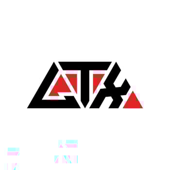 LTX triangle letter logo design with triangle shape. LTX triangle logo design monogram. LTX triangle vector logo template with red color. LTX triangular logo Simple, Elegant, and Luxurious Logo. LTX