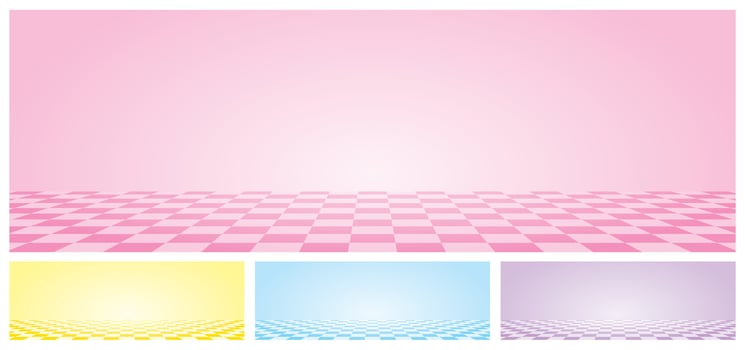 sweet pastel checkered pattern floor background graphic vector collection
