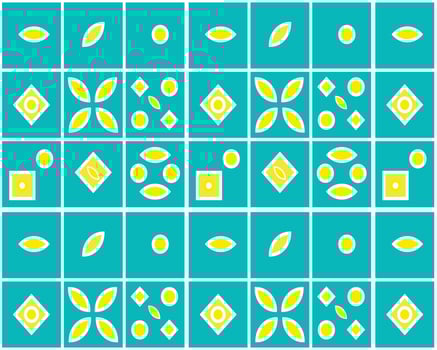 geometric abstract pattern with multi color palette. suitable for background vector