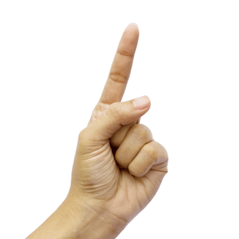 Gesturing hand Up png