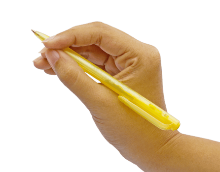 A hand writing png