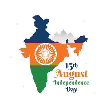 Celebrating India Independence Day Illustration vector