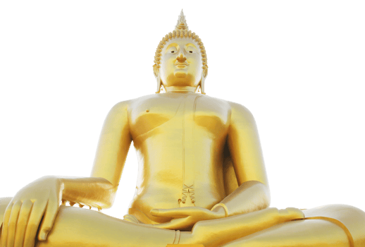 Big golden buddha png