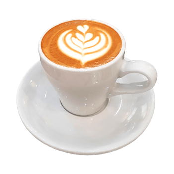 Hot coffee latte cup. png