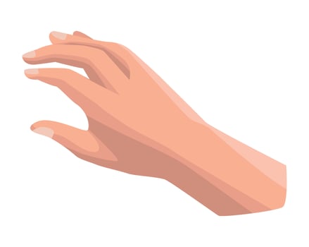 hand human taking vector