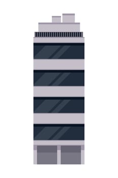 building gray color facade vector