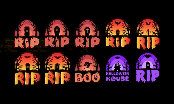 happy Halloween t-shirt design vector
