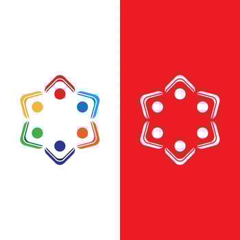 Community, network and social icon vector