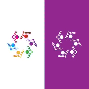 Community, network and social icon vector
