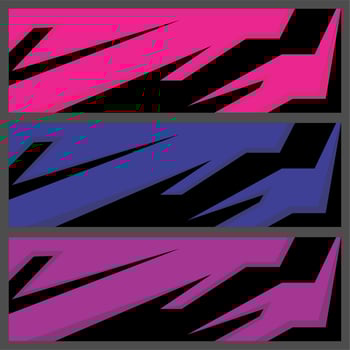 Stylish sports with geometric sharp shapes vector